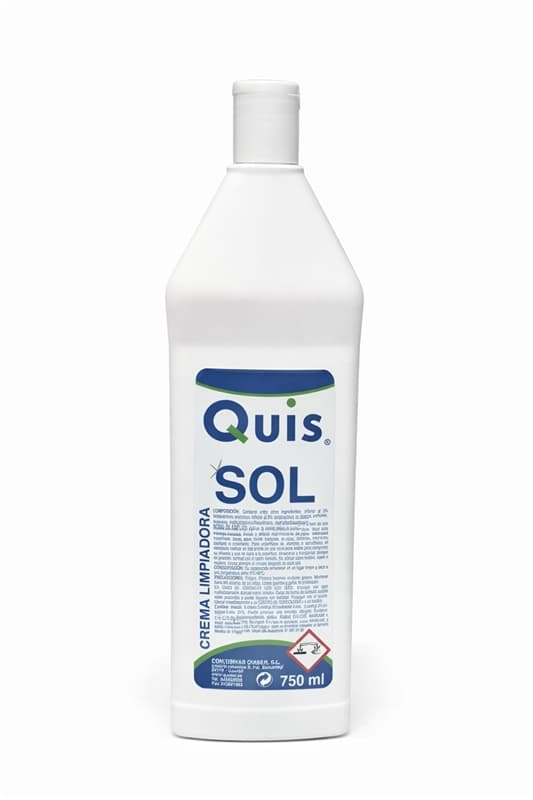 SOL Crema detergente perfumada para limpieza de superficies resistentes