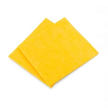 Bayeta amarilla rápida 34x37 secado y absorción rápidos