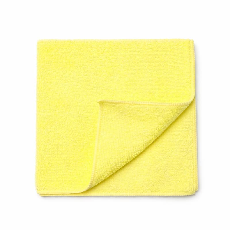 Bayeta microfibra 36x40 cm color amarillo, limpieza profesional