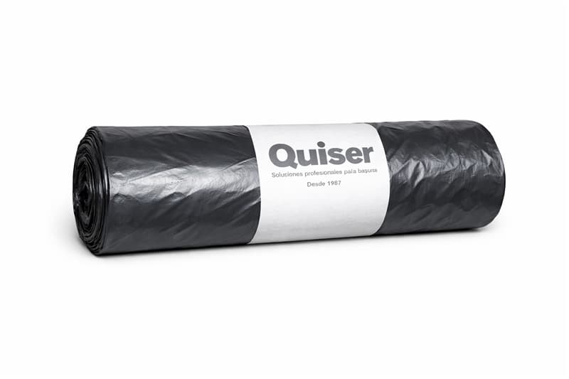 Bolsa basura negra 85x105 cm, capacidad industrial, formato suelto