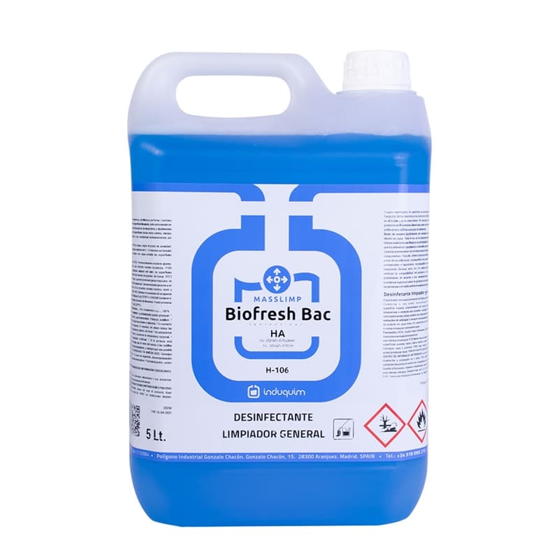 BIOFRESH BAC desinfectante limpiador general H-106 formato industrial