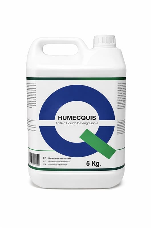 HUMECQUIS aditivo líquido desengrasante y humectante formato profesional