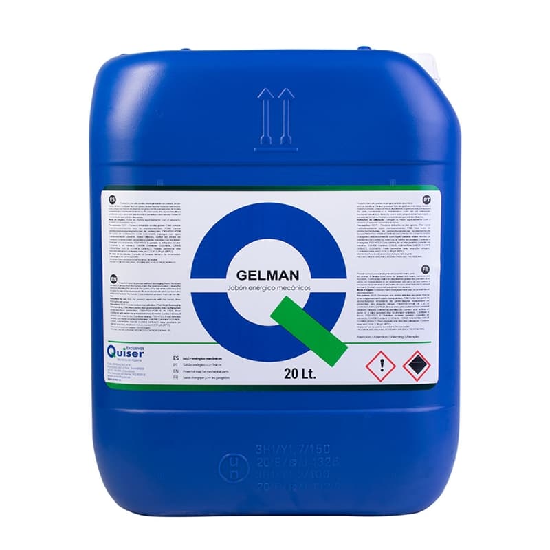 GELMAN jabón enérgico para mecánicos, envase industrial