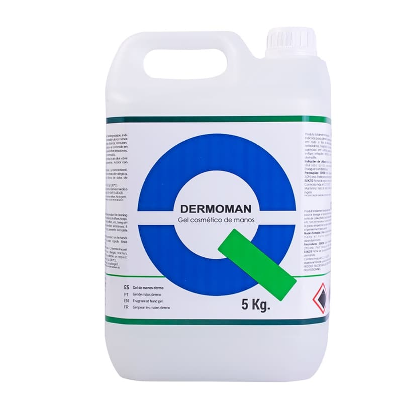 QUIS Dermoman gel de manos nacarado, aspecto perlado