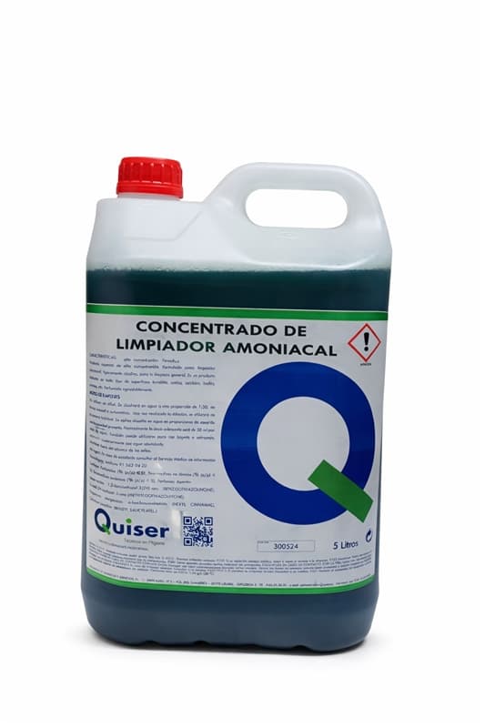 Concentrado limpiador amoniacal para superficies uso profesional