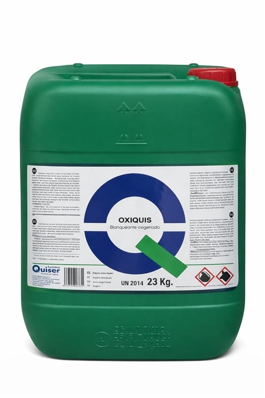 OXIQUIS blanqueante oxigenado para lavandería profesional