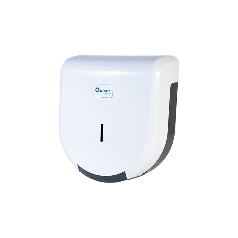 Dispensador QUISER papel higiénico industrial color neutro pared
