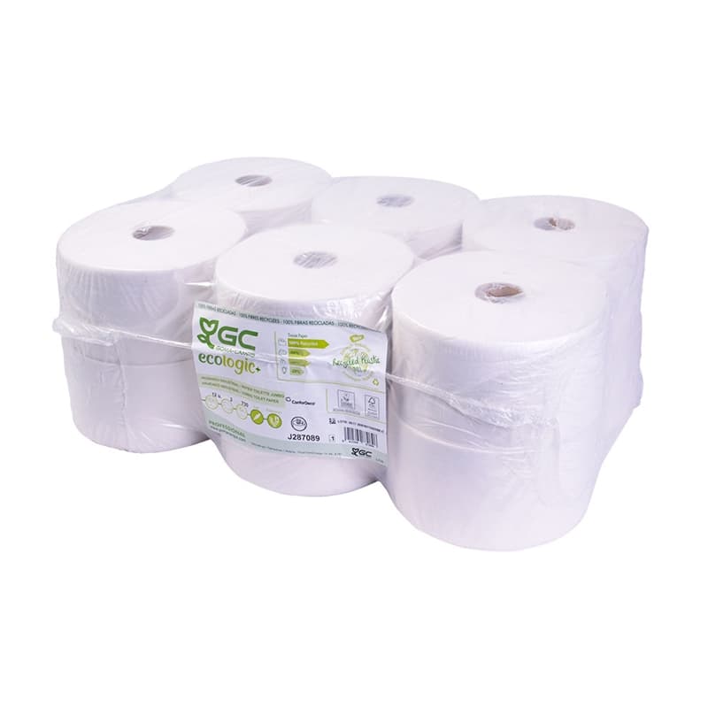 Higiénico extracción interior 2 capas 200 mtr 13 cm pack 12 ficha QUISER4808