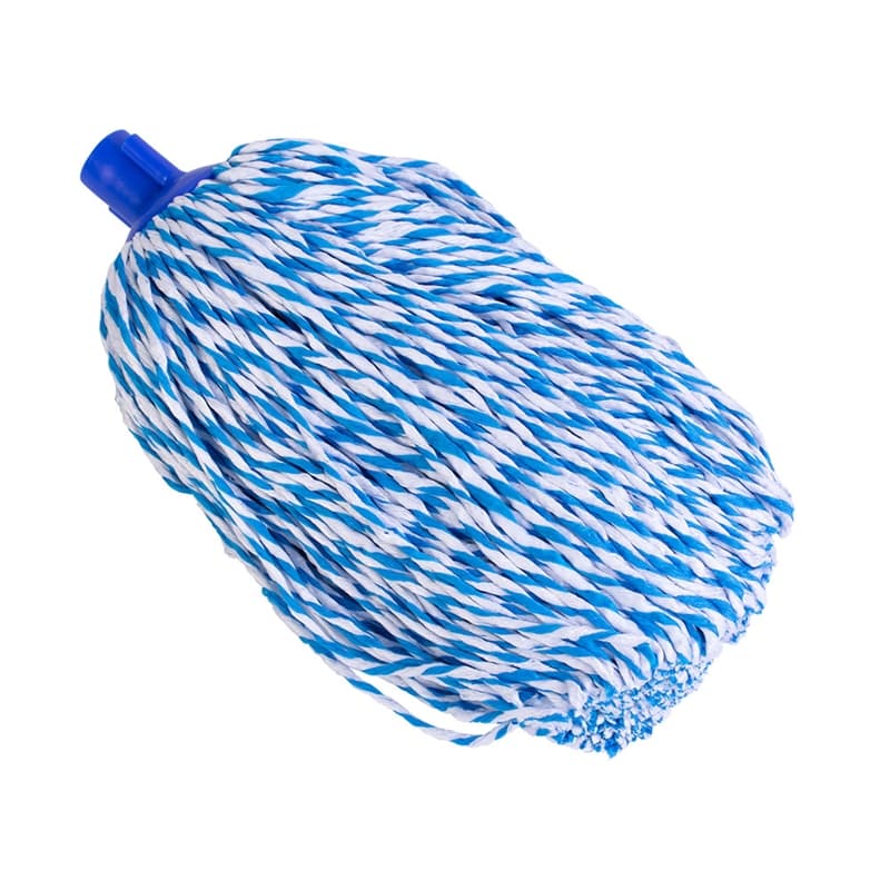Recambio fregona microfibra trenzada blanca/azul para mop profesional QUISER5575