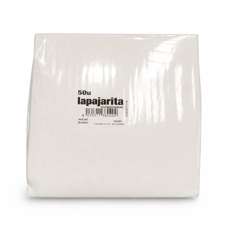 Servilleta 40x40 AIR-LAID BLANCA paquete 16x50 unidades