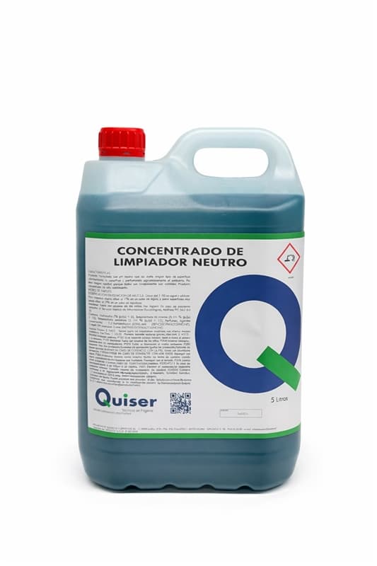 Concentrado limpiador neutro para superficies, formato industrial