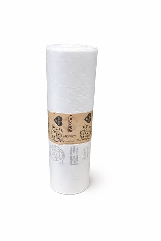 Rollo bolsas biocompostables 120x120 cm, 10 unidades por rollo