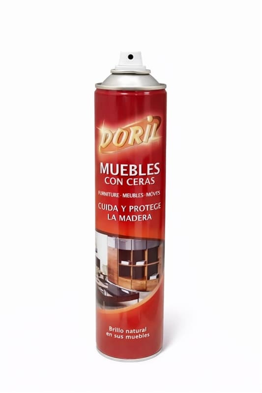 Aerosol Doril MUEBLES spray para muebles, envase pulverizador