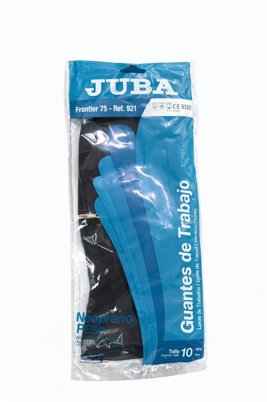 Guante NEOPRENO negro Talla 10, uso profesional limpieza