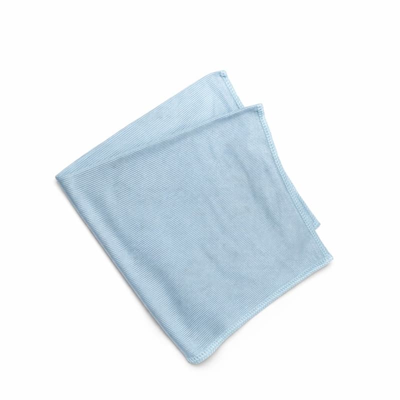 Bayeta microfibra cristales azul 40x40 para limpieza sin pelusas