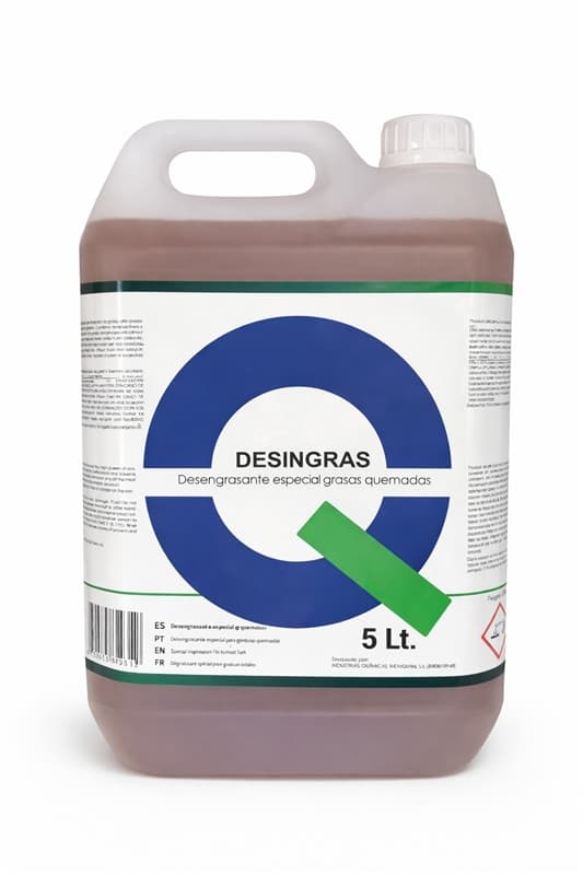 DESINGRAS detergente para grasas quemadas, envase industrial