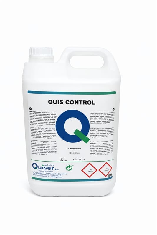 QUIS CONTROL antiespumante para procesos de limpieza industrial