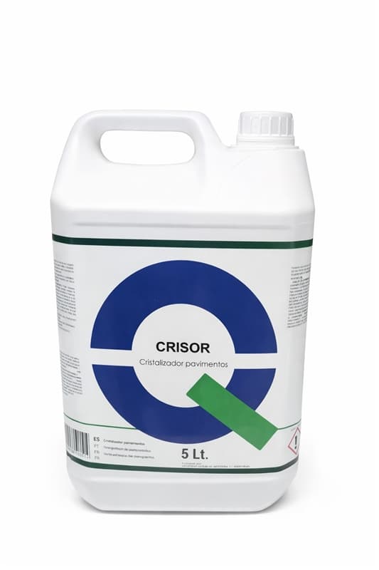 CRISOR cristalizador para pavimentos bote para abrillantar suelos