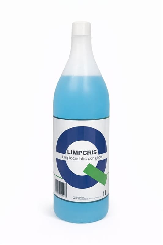 LIMCRIS limpiacristales con glicol, limpiador profesional concentrado